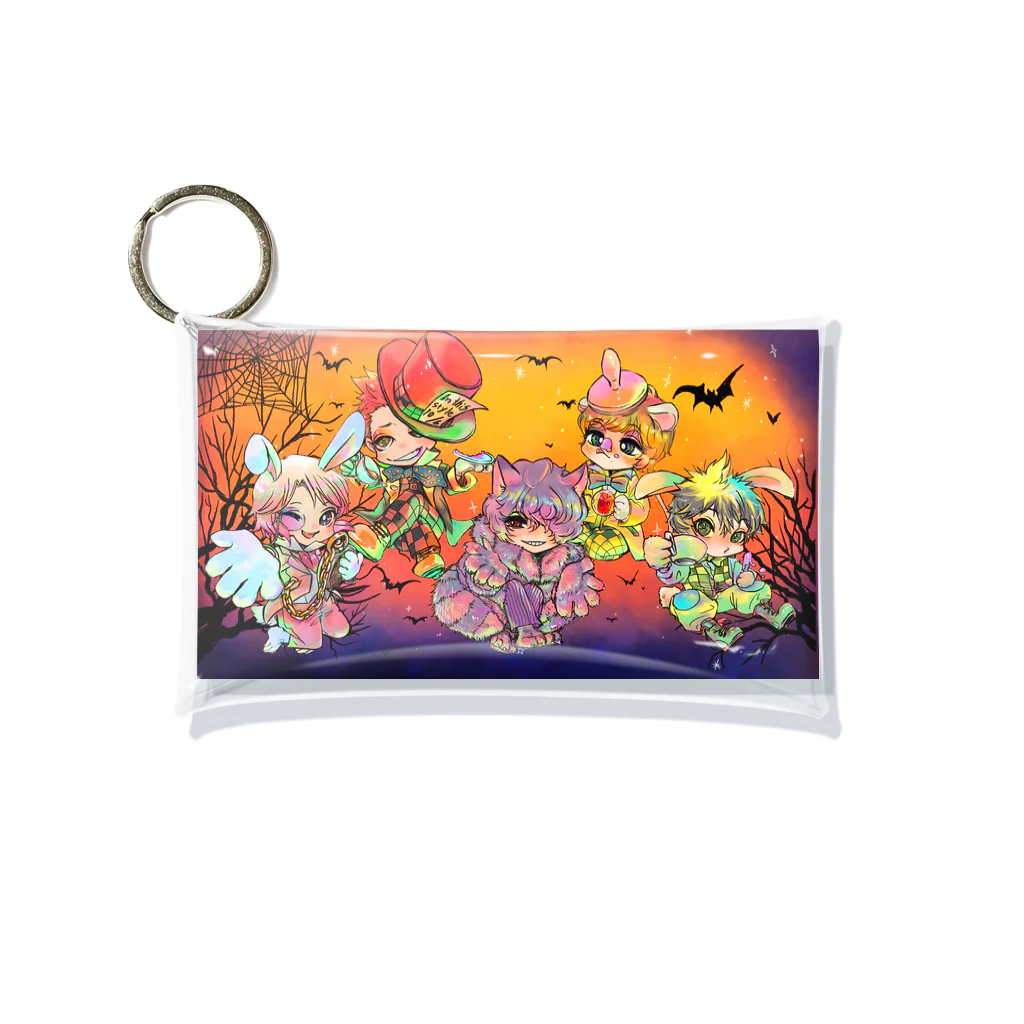 群青のはなまるハロウィン2023 ハロウィンアリス Mini Clear Multipurpose Case