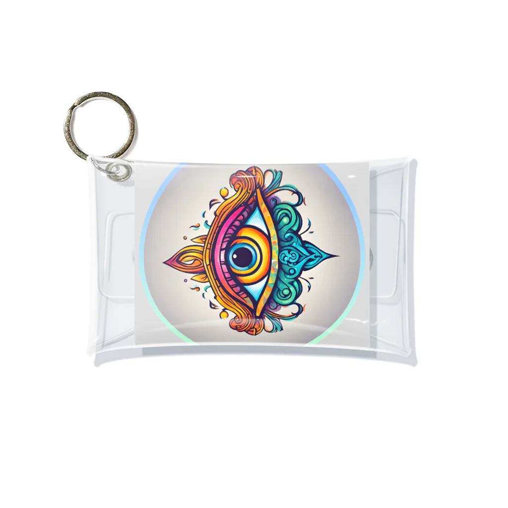 Persona MoMのオレンジの第3のeye Mini Clear Multipurpose Case