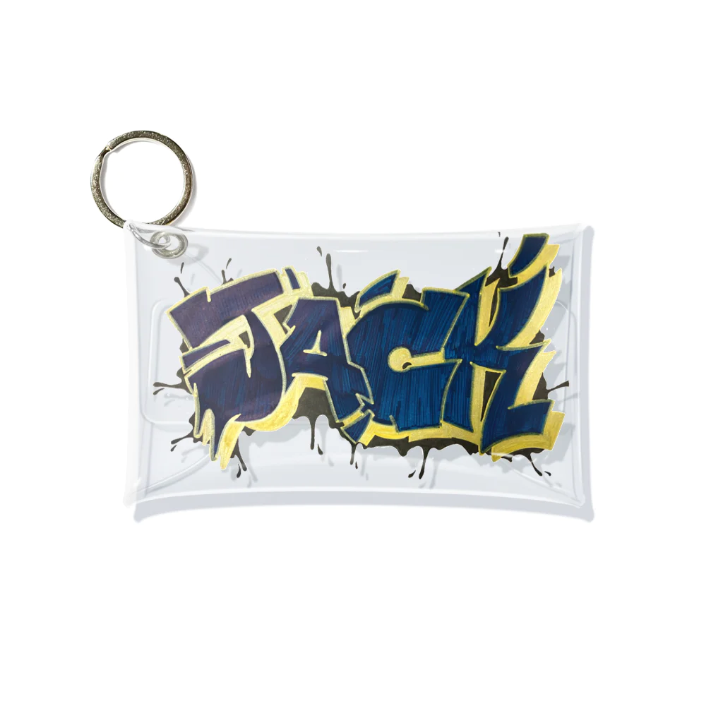 EのJACK Graffiti Mini Clear Multipurpose Case