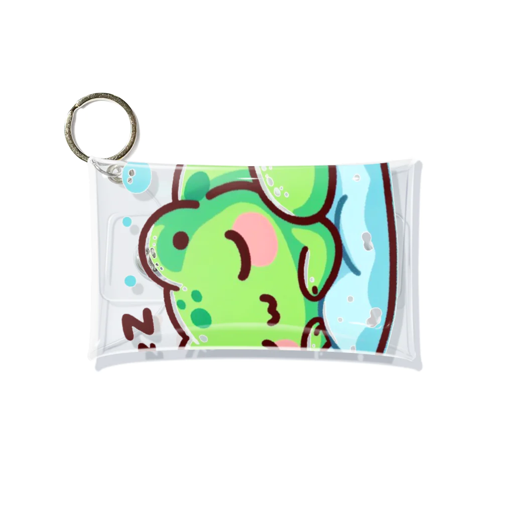 Shiba_IncのSleeping frogs(熟睡する蛙) Mini Clear Multipurpose Case