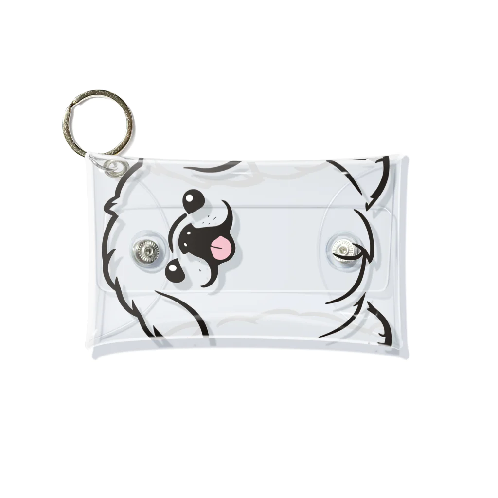 ファンシーTシャツ屋のペキニーズちゃん Mini Clear Multipurpose Case