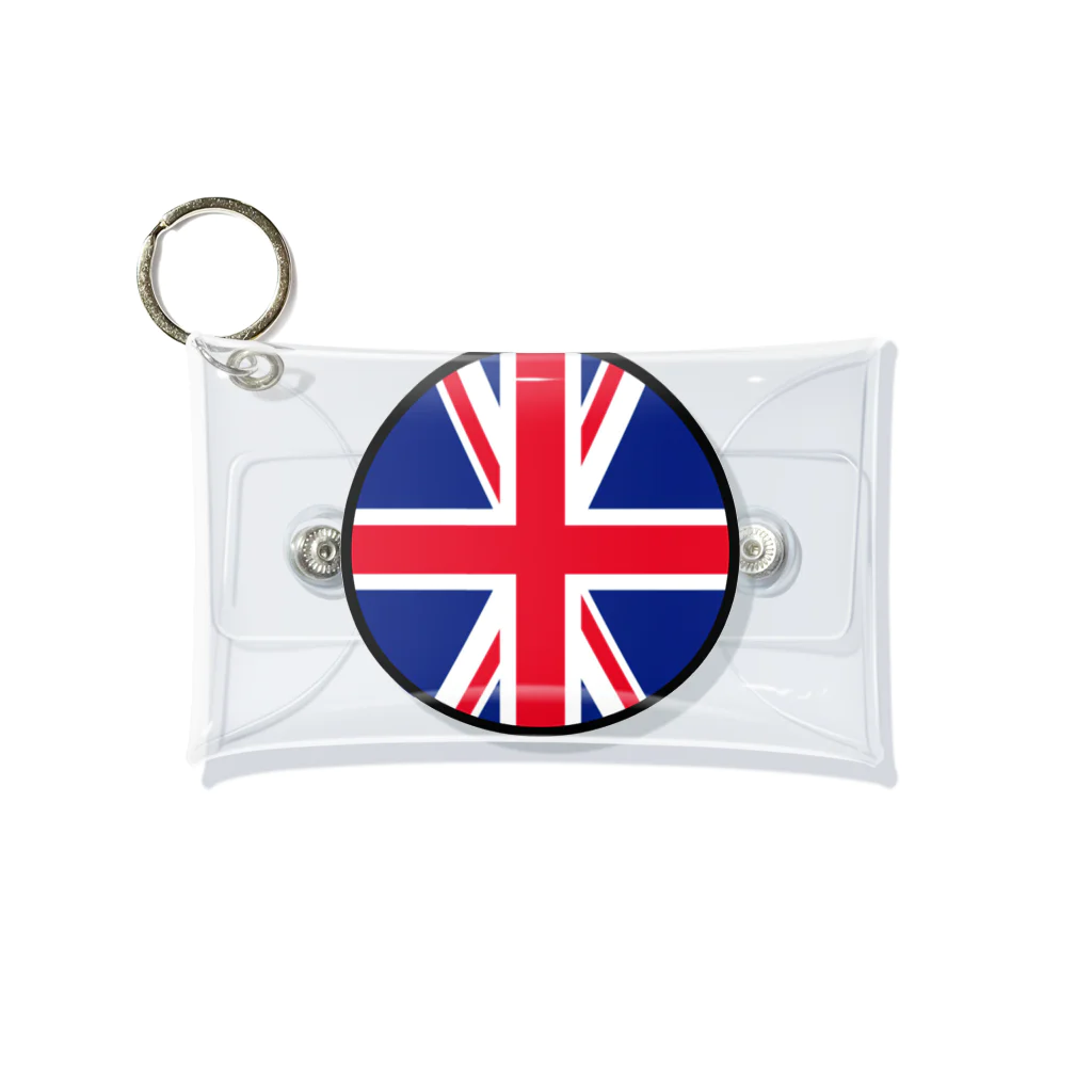 おもしろいTシャツ屋さんのイギリス England United Kingdom Great Britain Mini Clear Multipurpose Case