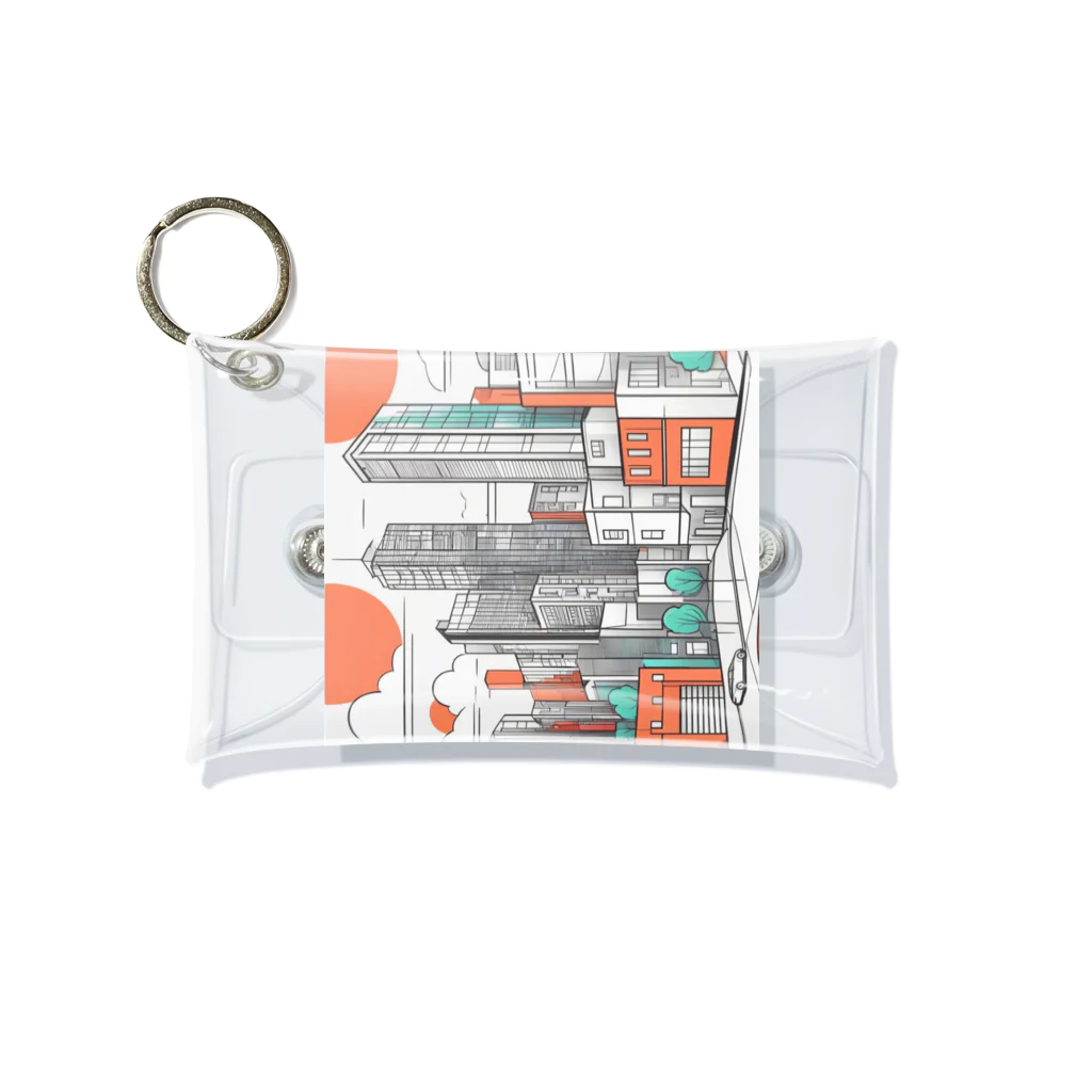 ANTARESの都市の雰囲気やストリートアートスタイルを反映させたデザイン Mini Clear Multipurpose Case