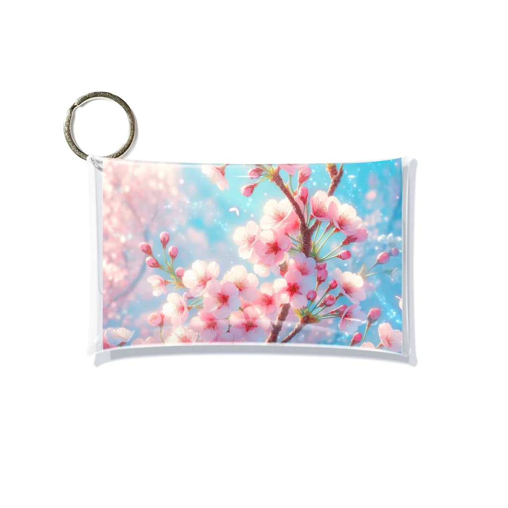 終わらない夢🌈の美しい桜🌸✨ Mini Clear Multipurpose Case