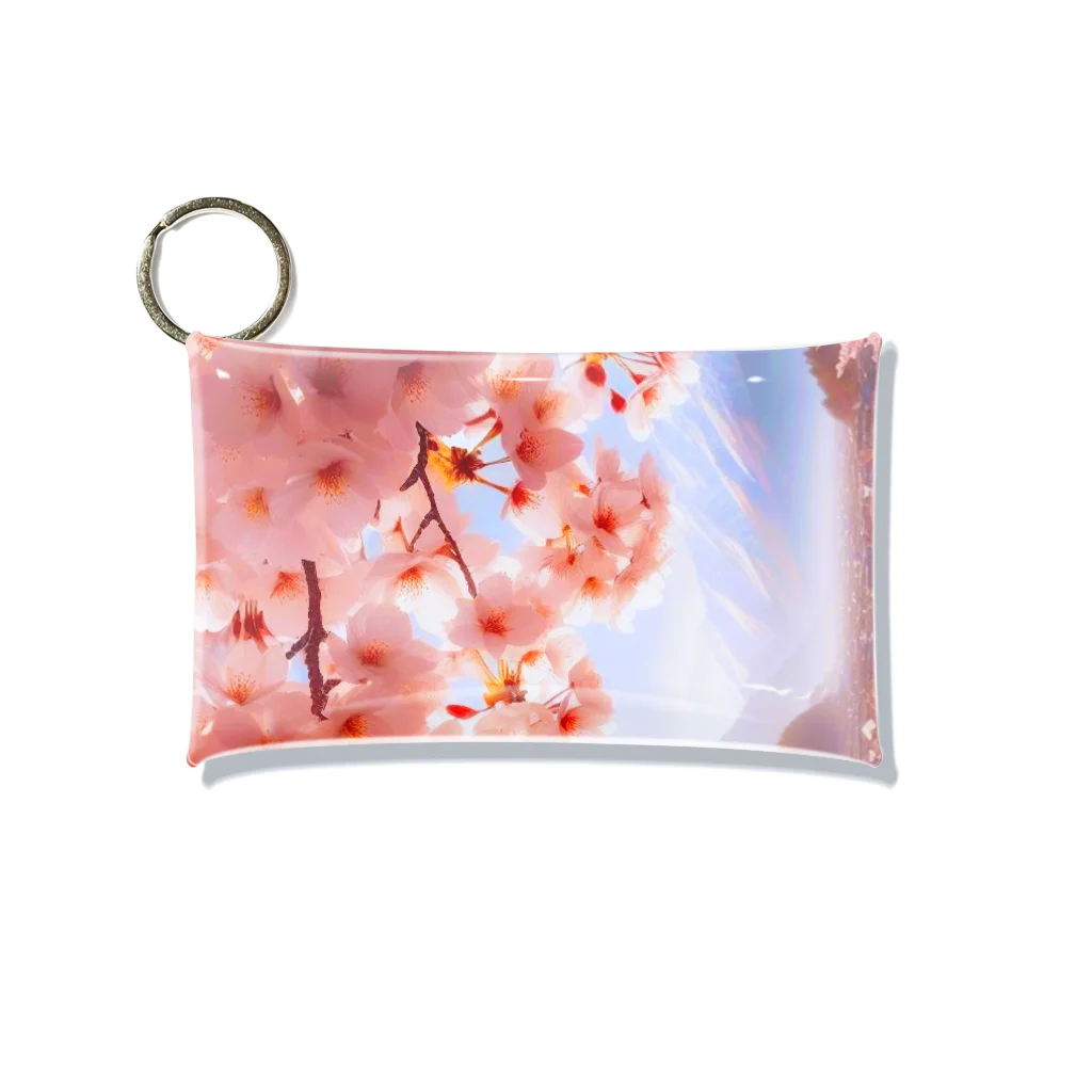 終わらない夢🌈の美しい桜🌸 Mini Clear Multipurpose Case