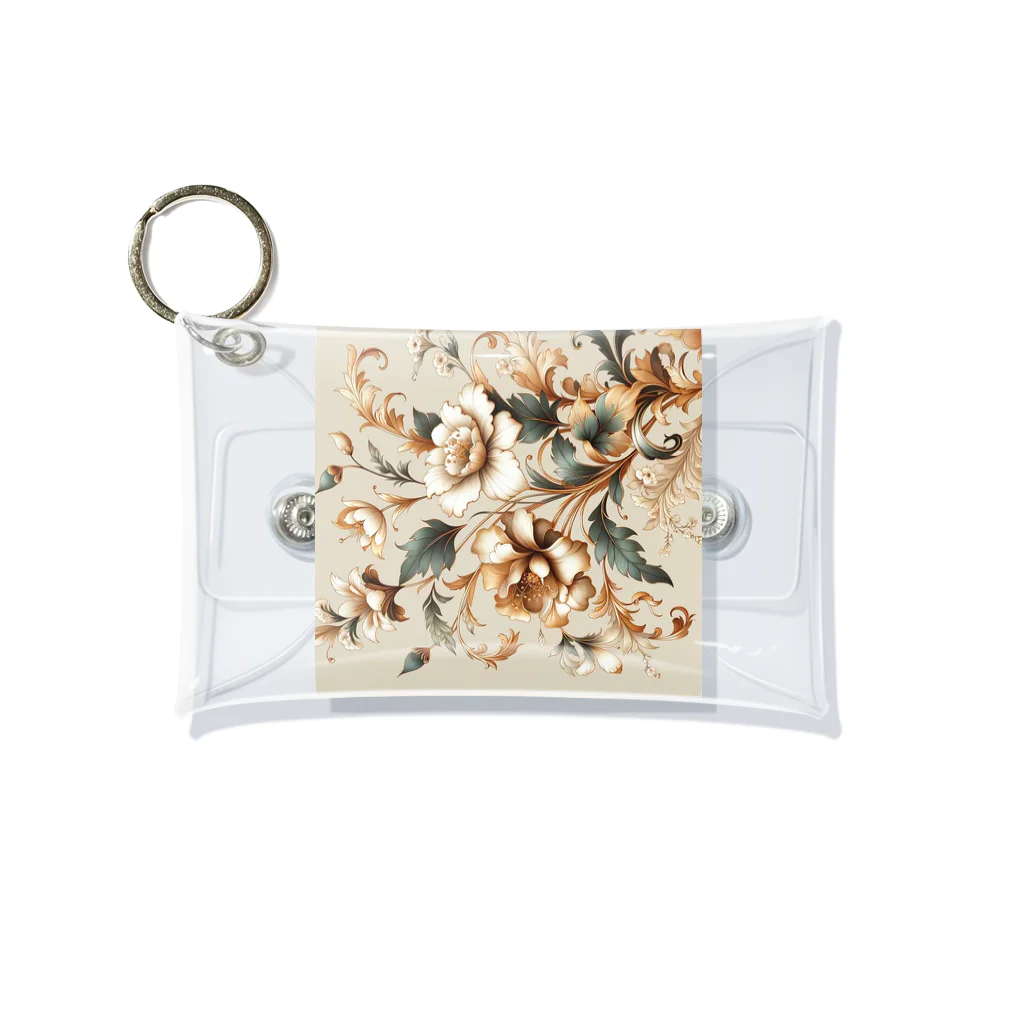 masa_innovatorのElegant Florals Mini Clear Multipurpose Case