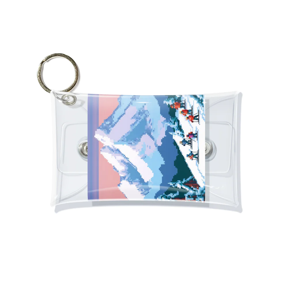 natori924のwinter sports Mini Clear Multipurpose Case