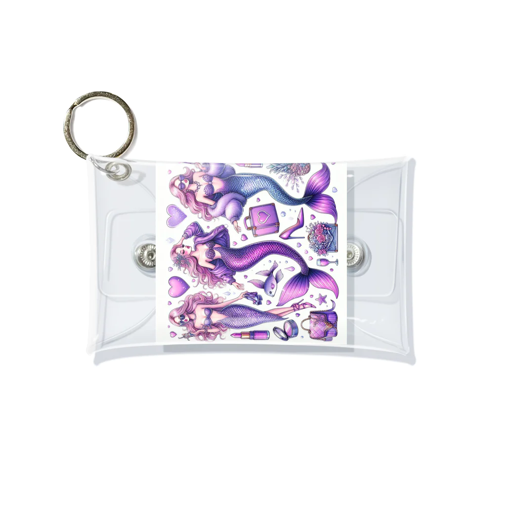 run-mermaidのセクシーマーメイド Mini Clear Multipurpose Case