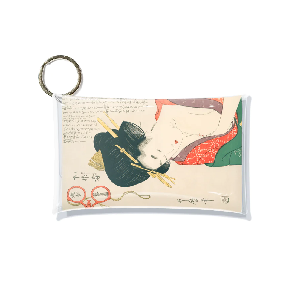 寿めでたや(ukiyoe)の浮世絵：喜多川歌麿_＜教訓親の目鑑＞ Mini Clear Multipurpose Case