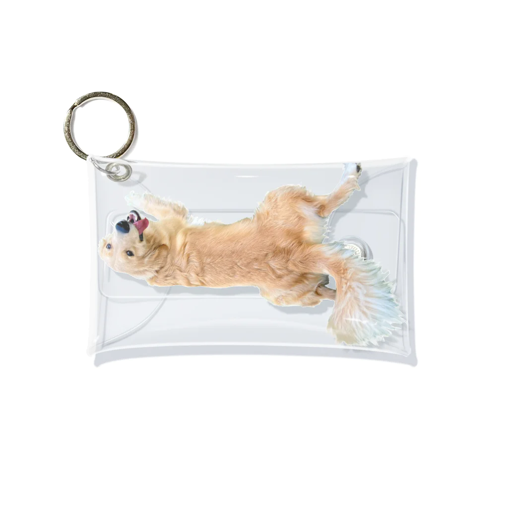 犬派のおみせのぺたんこ穂高くん Mini Clear Multipurpose Case