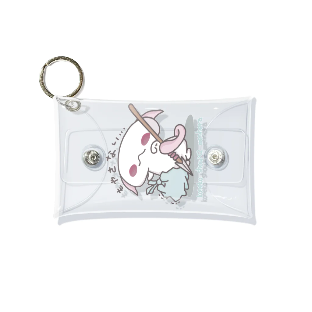 itsuto-こねこしょうしょうめんへらの「もえないごみの日」 Mini Clear Multipurpose Case