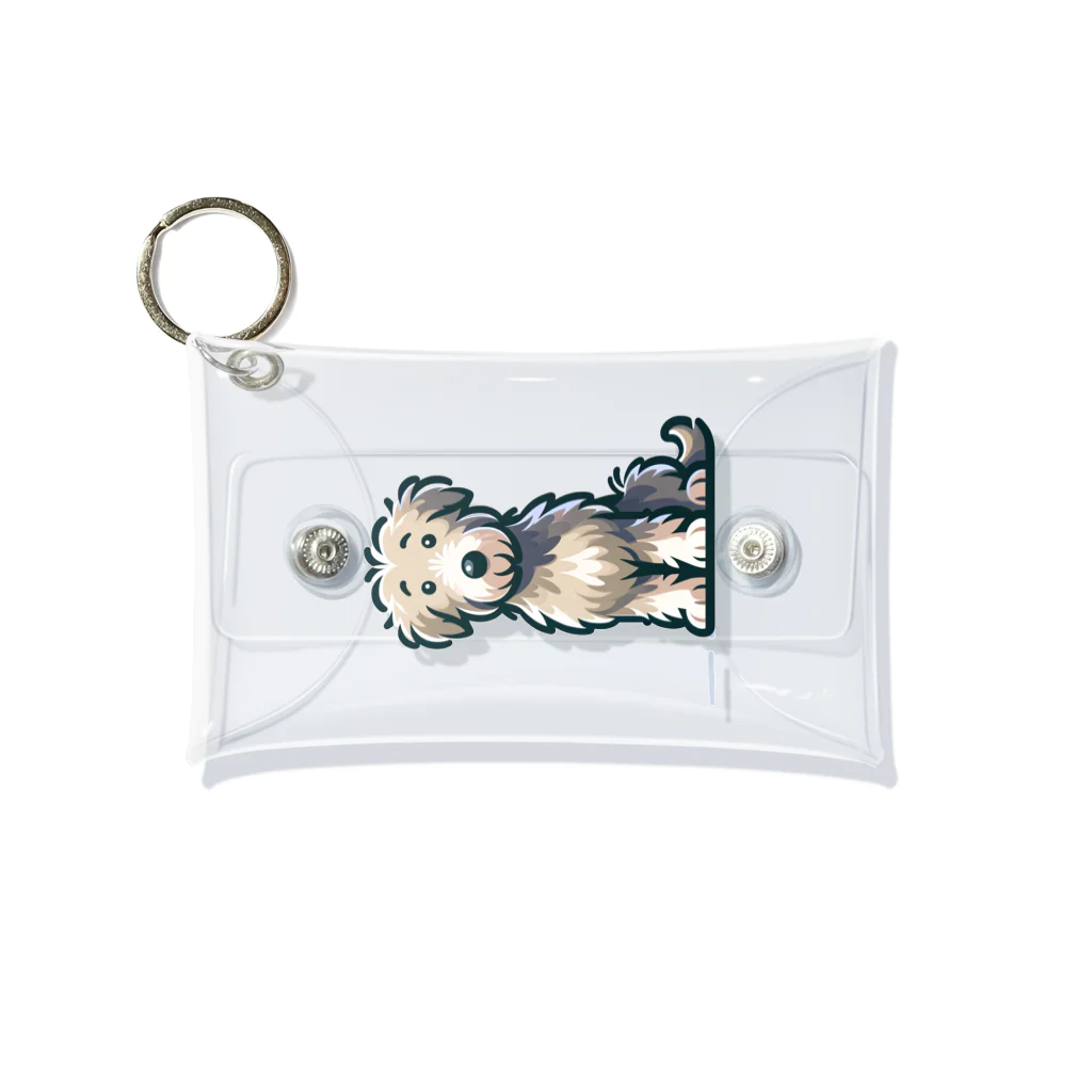 Kawaii あにまるこれくしょんのアイリッシュ・ウルフハウンド【かわいい動物たち】 Mini Clear Multipurpose Case