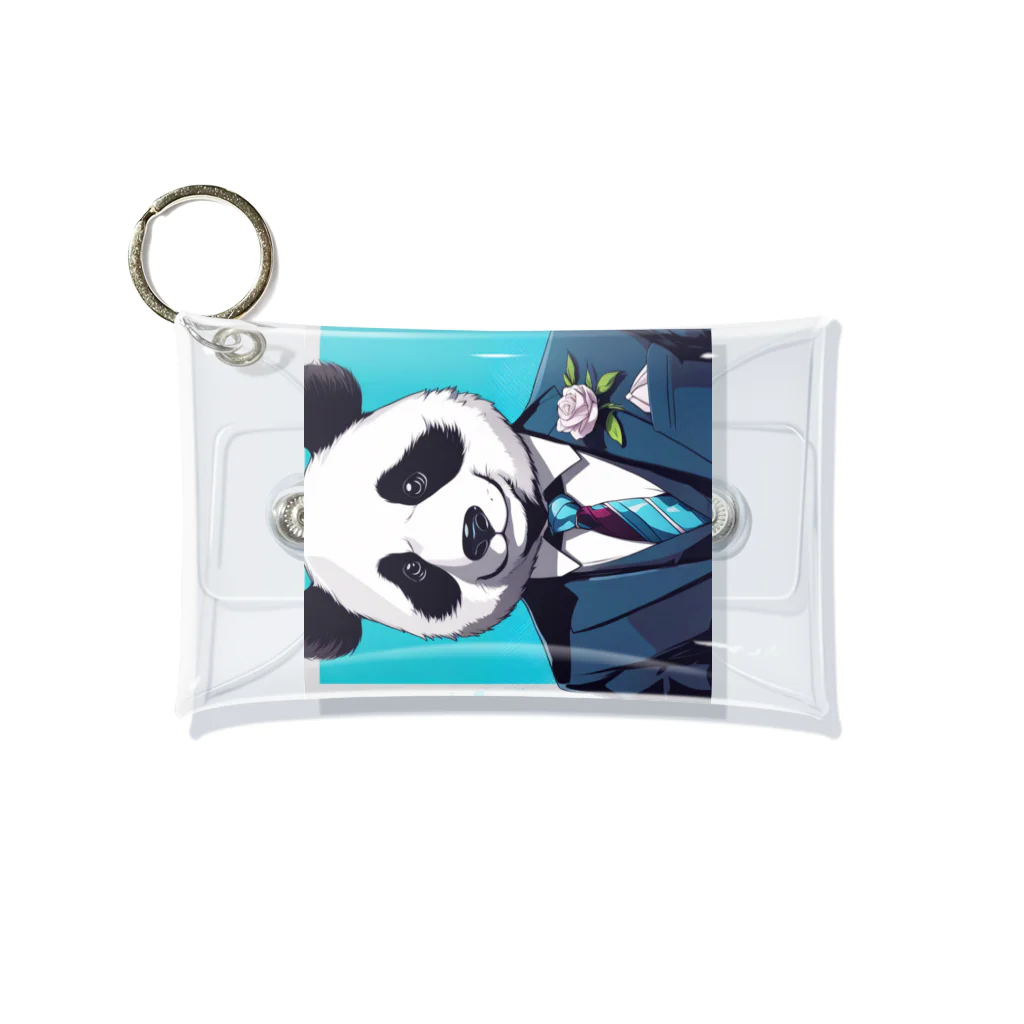 crazypanda2のビジネスパンダ Mini Clear Multipurpose Case