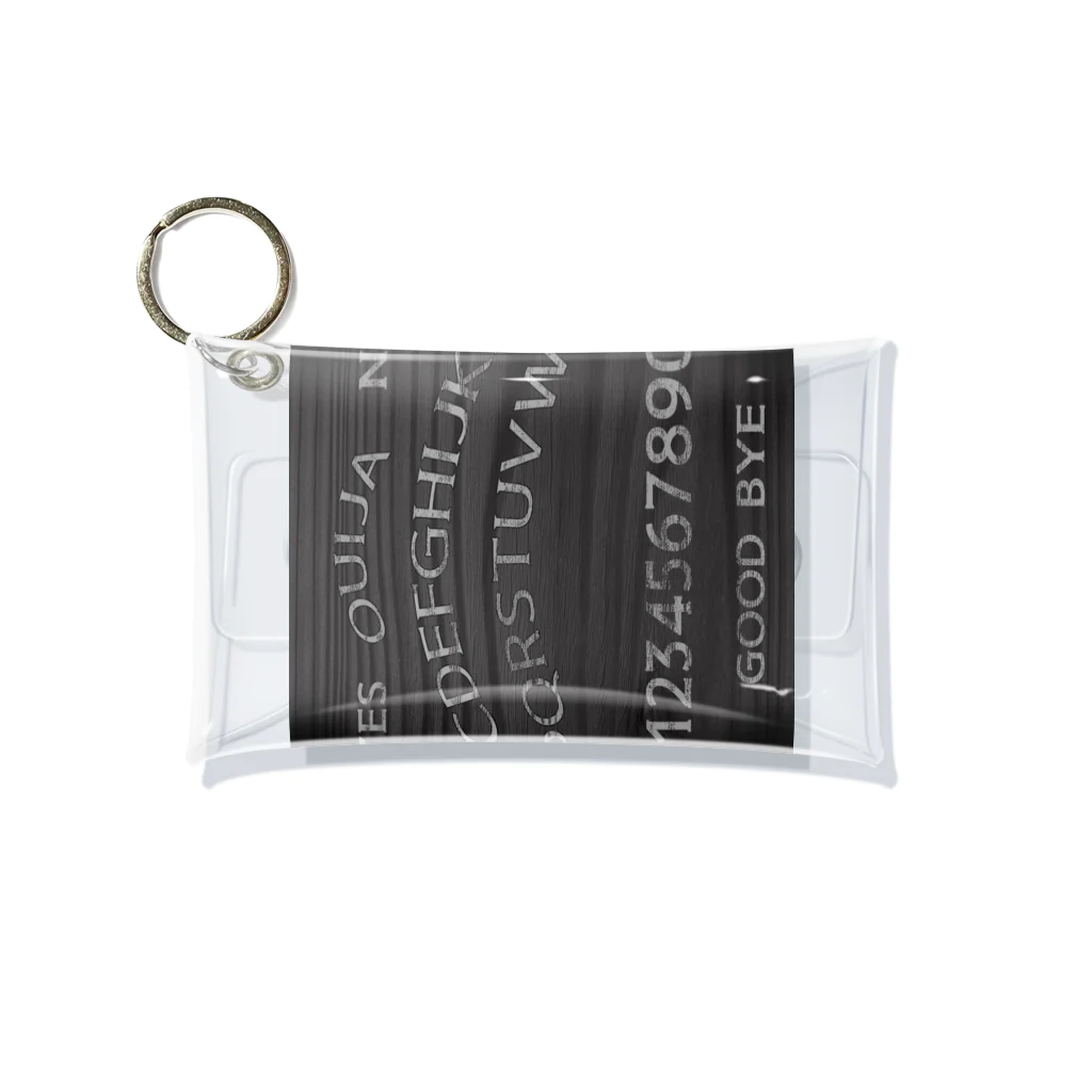 Ａ’ｚｗｏｒｋＳのBLACK OUIJA BOARD Mini Clear Multipurpose Case