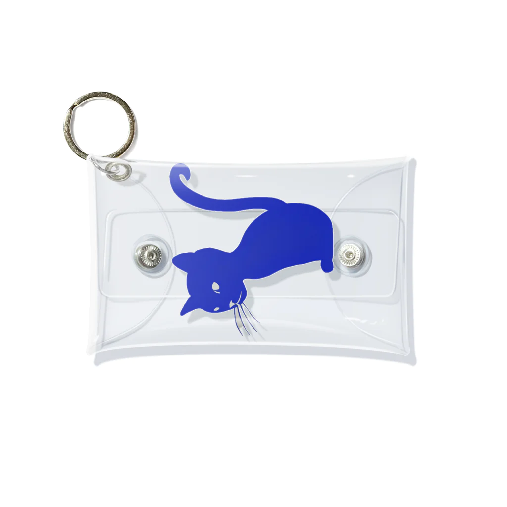 MEGROOVEのシルエットにゃん🐱 Mini Clear Multipurpose Case