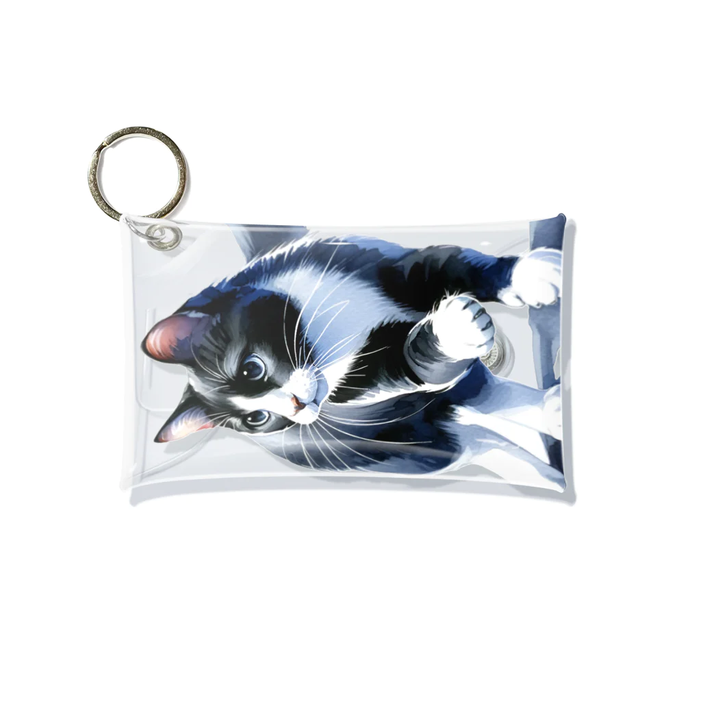 Cat FreakのハチワレキャットII Mini Clear Multipurpose Case