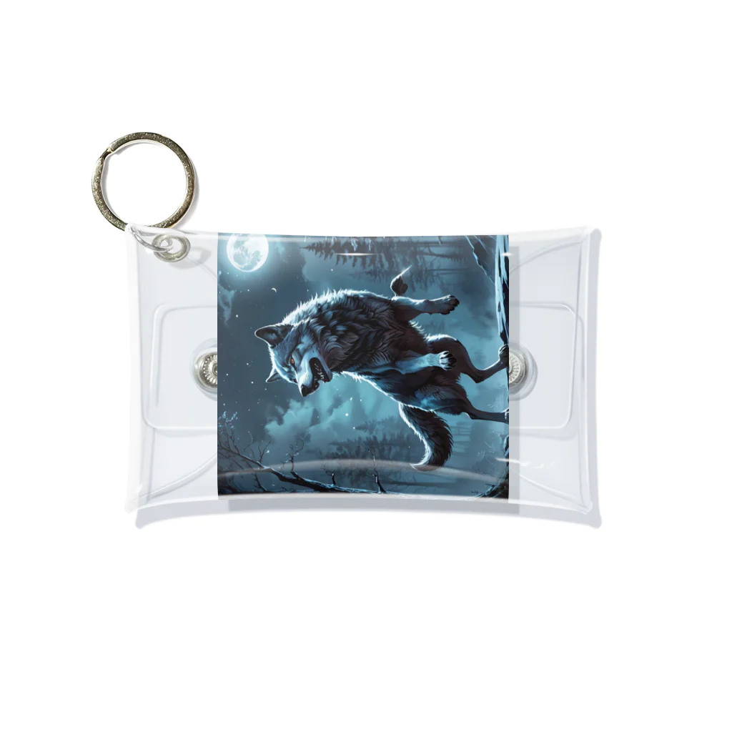 HUNTING DOGSのMoon Wolf Mini Clear Multipurpose Case