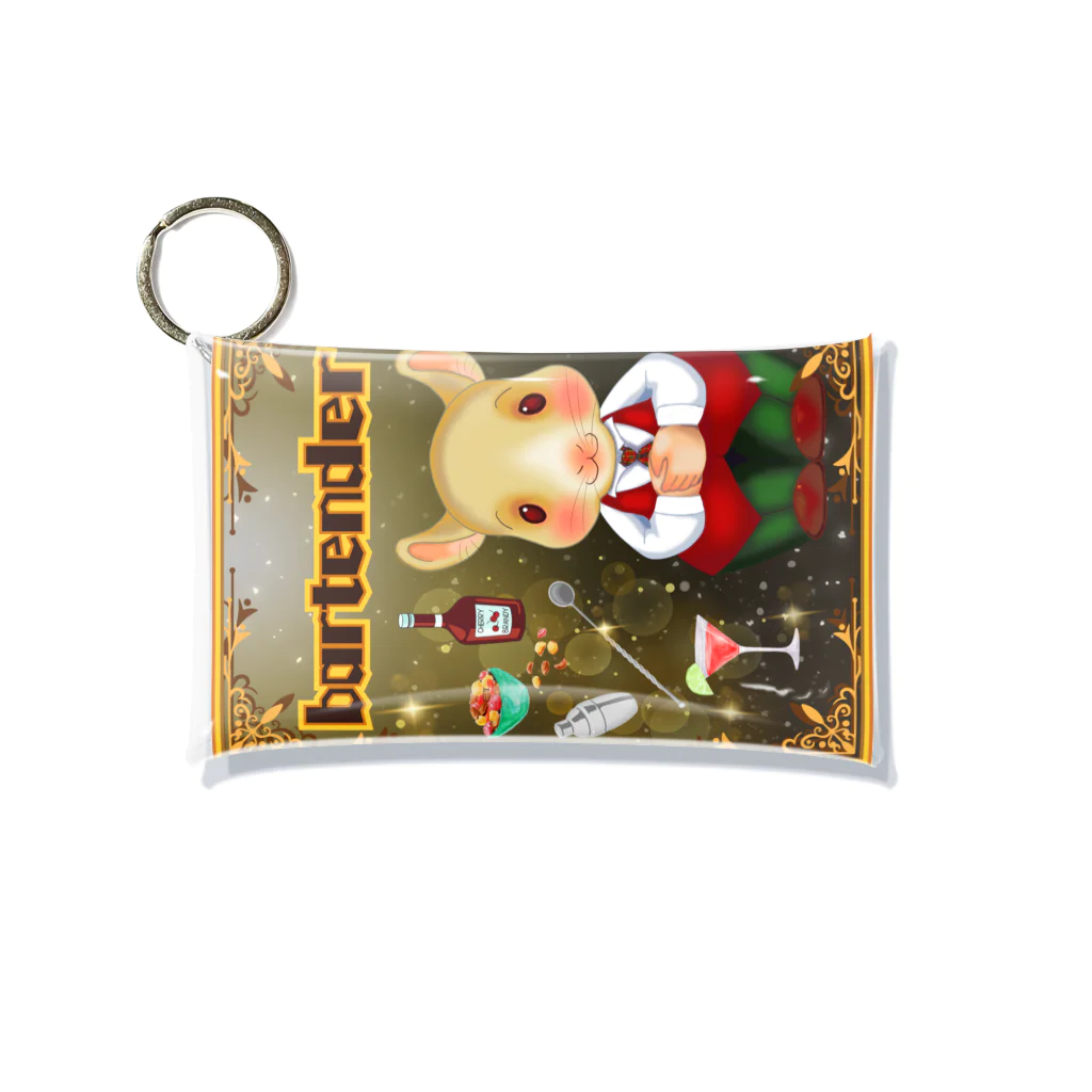 にーちゃんのパーテンダー修行のチンチラねずみの『にぃちゃん』🐭② Mini Clear Multipurpose Case