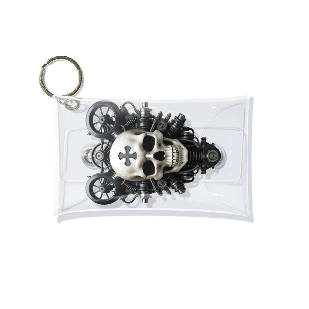 PiNK+18COMiCSのSTeAMPuNK+SkULL_00002 Mini Clear Multipurpose Case