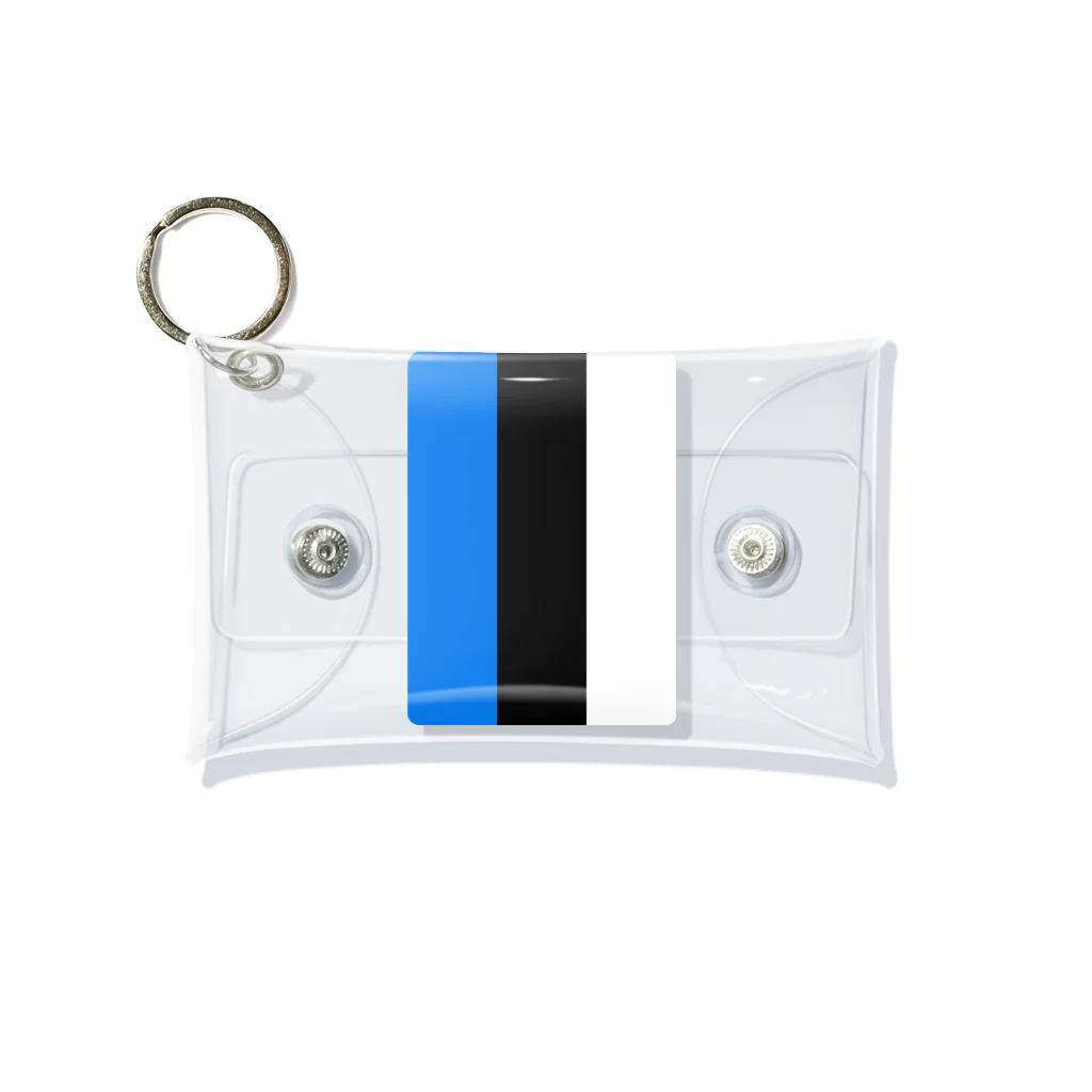 お絵かき屋さんのエストニアの国旗 Mini Clear Multipurpose Case