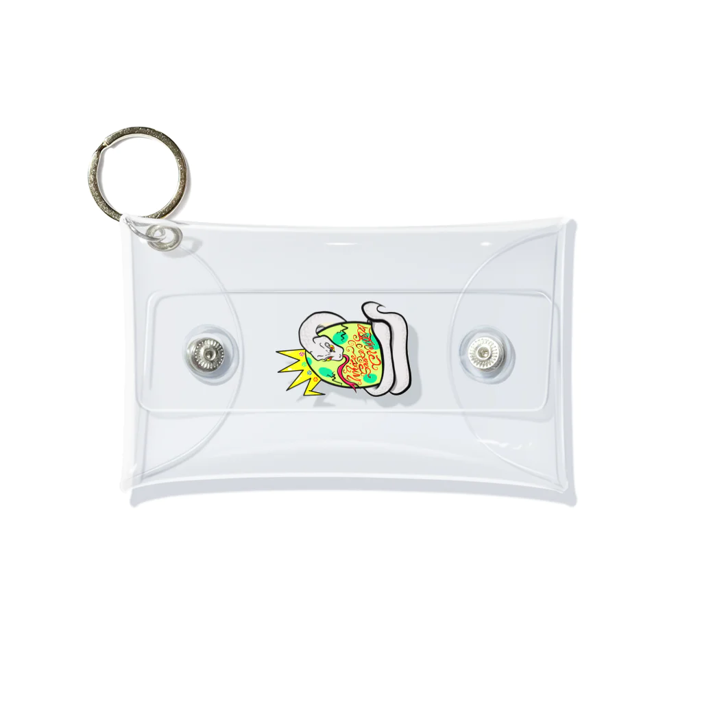 White Snake Crew 0827 公式ショップ【山口県岩国市】のホワイトスネイクちゃん Mini Clear Multipurpose Case