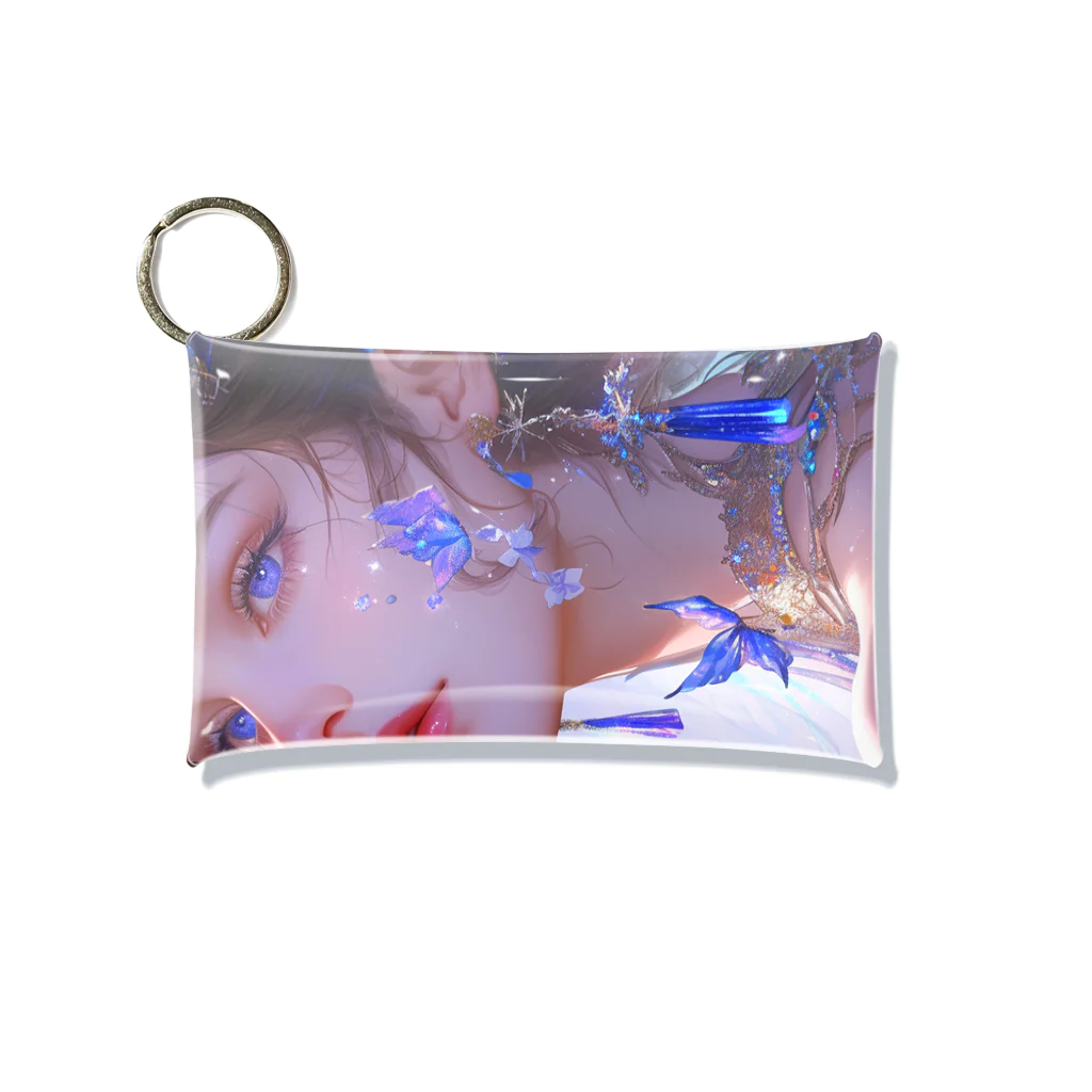 AQUAMETAVERSEのブルーの宝石を身につけて　ラフルール　1859 Mini Clear Multipurpose Case