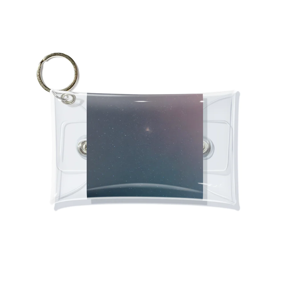 Chama's shopの星空 Mini Clear Multipurpose Case