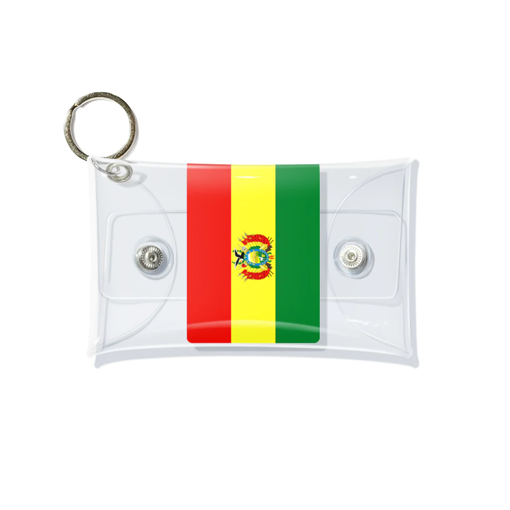 お絵かき屋さんのボリビアの国旗 Mini Clear Multipurpose Case