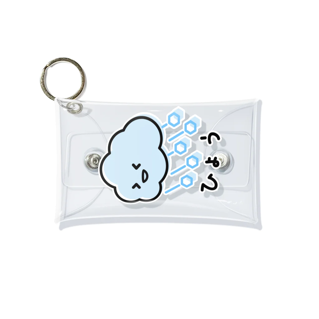 funny puppyのひょう Mini Clear Multipurpose Case