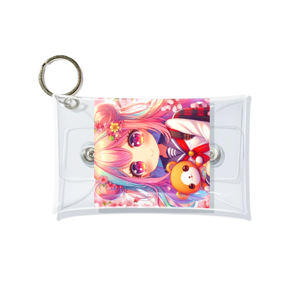 SWQAの可愛い女の子 Mini Clear Multipurpose Case