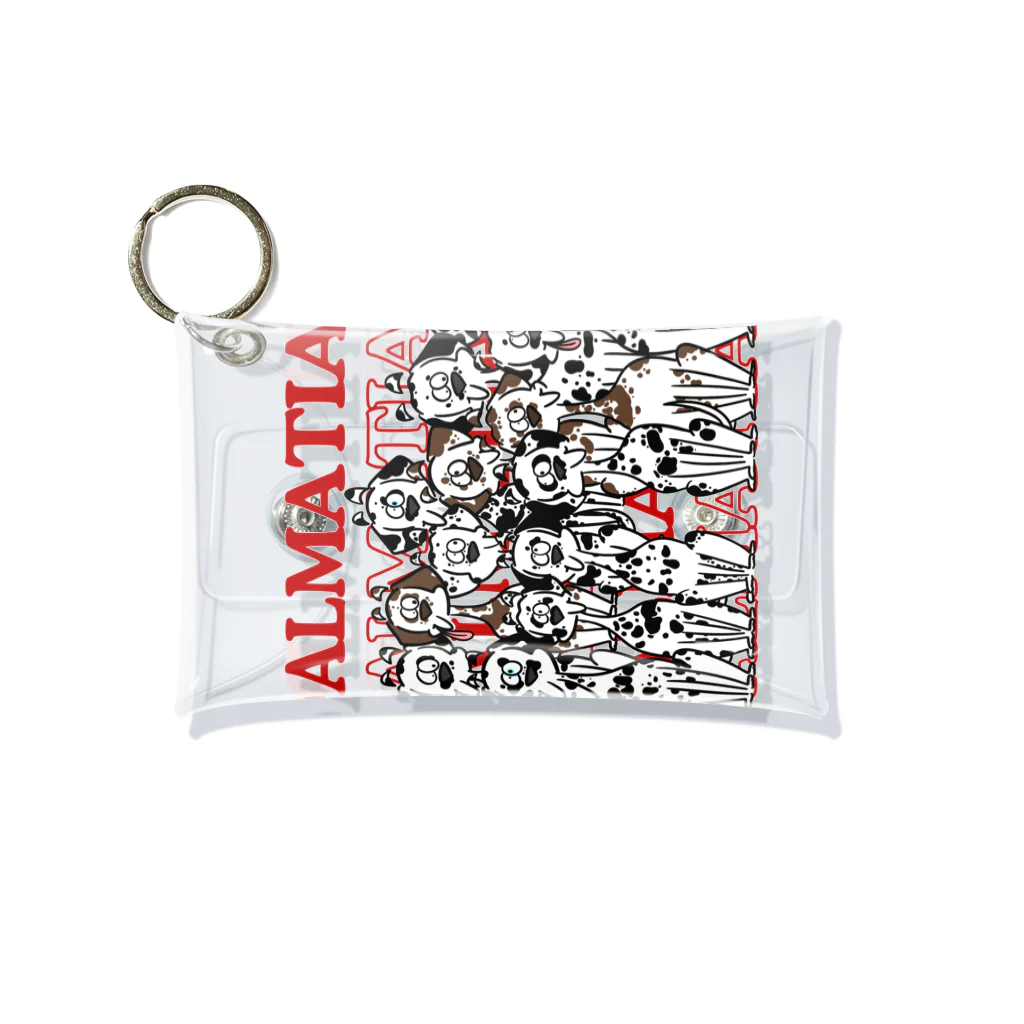 Mii.のDALMATIAN Mini Clear Multipurpose Case