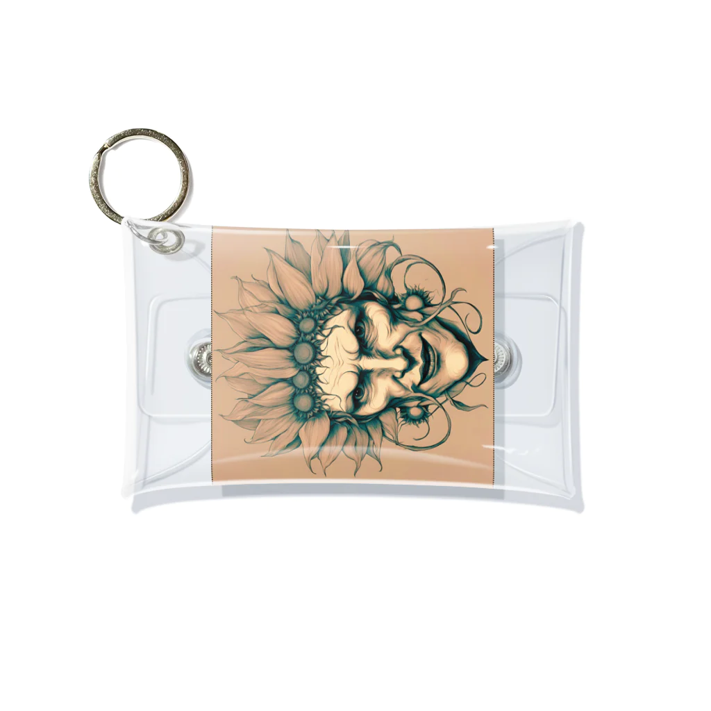 Koutan landの向日葵devil Mini Clear Multipurpose Case