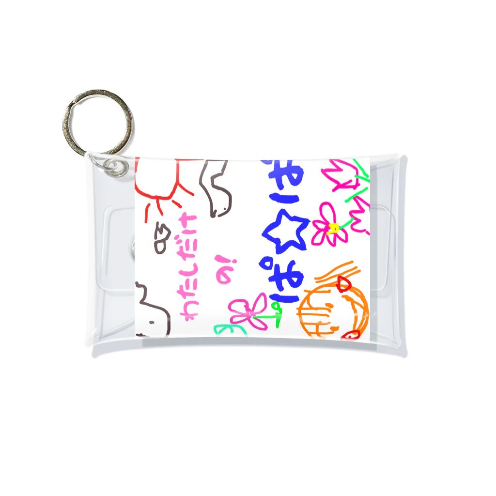 魔法堂　キズカビセアの僕だけのシリーズ＊女の子＊（お絵描きぱぱ） Mini Clear Multipurpose Case