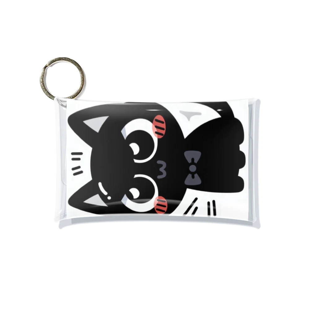 bona fideの開運黒猫　NIGER  ニゲル Mini Clear Multipurpose Case