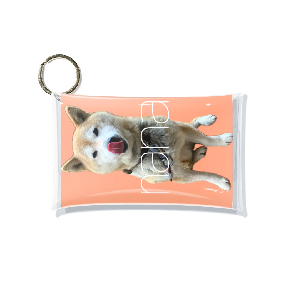 ねぎとろのdog（愛犬nana）オレンジ Mini Clear Multipurpose Case