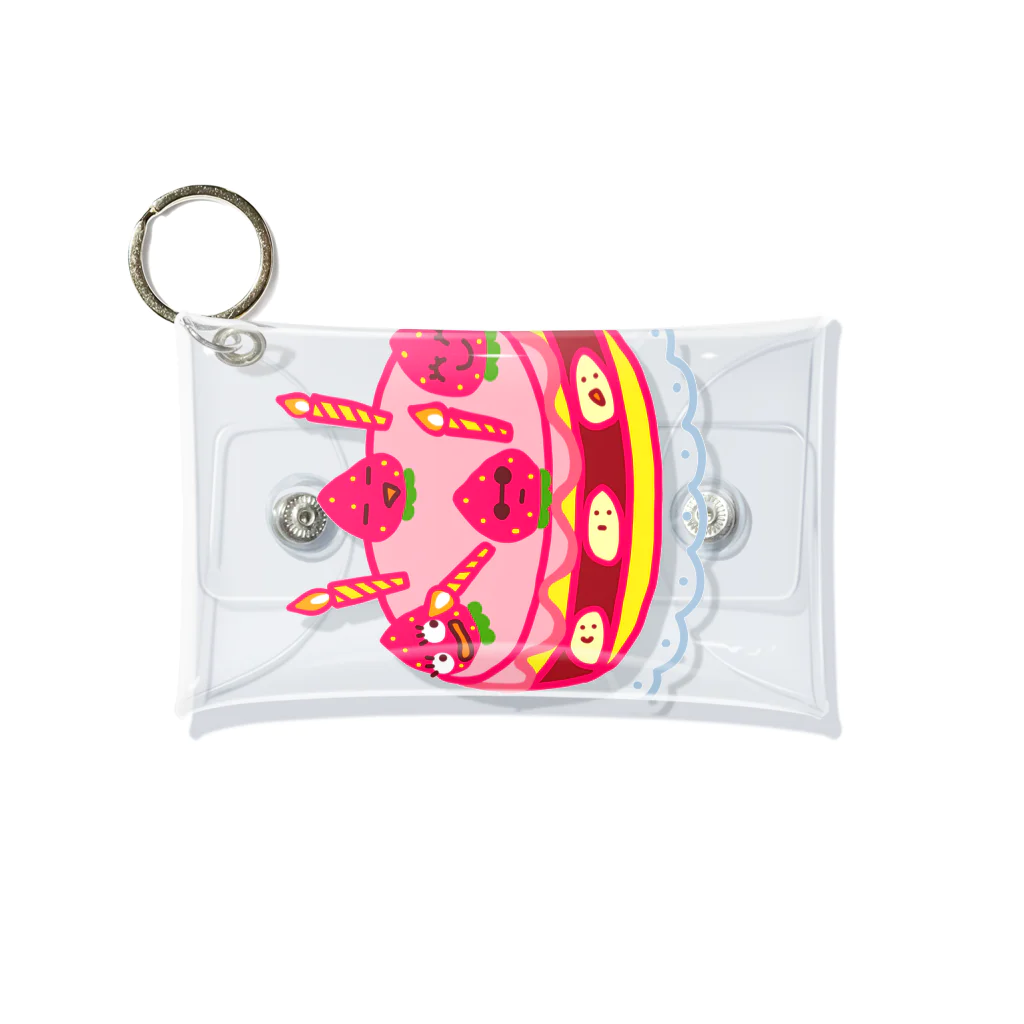 mayumayu-の🍓いちごケーキ🍰 Mini Clear Multipurpose Case