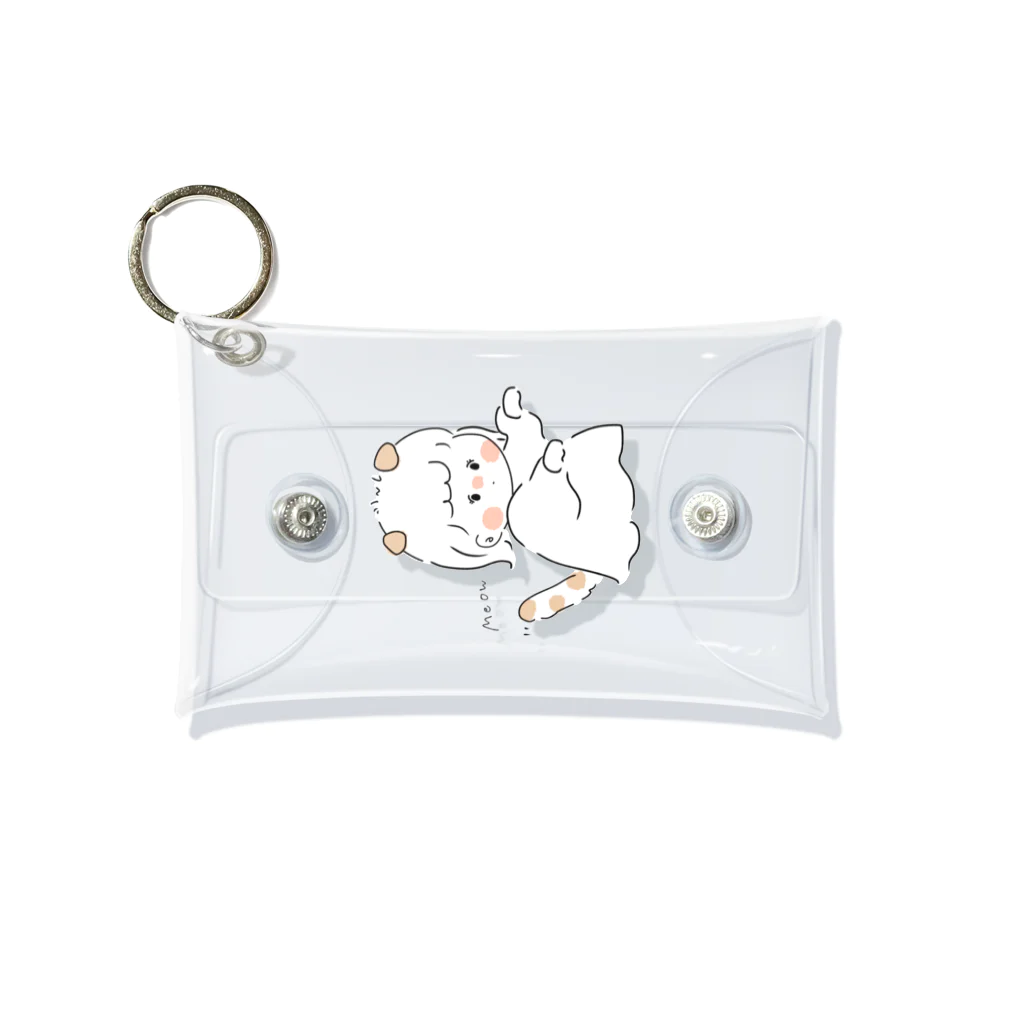 くりーむぱんのゆる絵しょっぷの垂れ耳のゆるふわおんなのこ Mini Clear Multipurpose Case