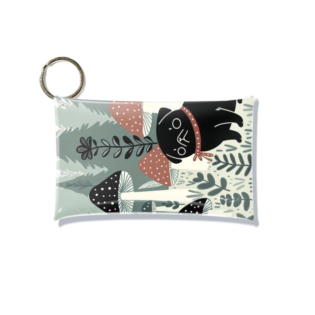 ブヒーズのきのこくろぱぐ Mini Clear Multipurpose Case