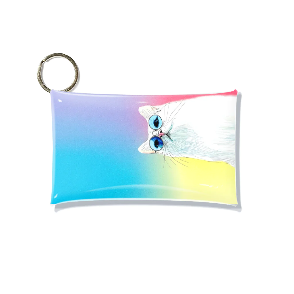 Furoneko屋のしぶねこ Mini Clear Multipurpose Case