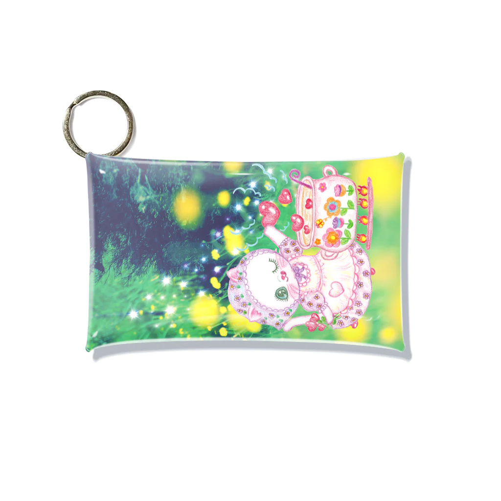 メルティカポエミュウのらずまりーにゃ Mini Clear Multipurpose Case