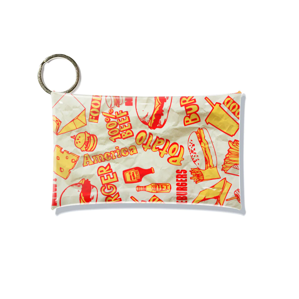 CAORIのBURGER SHOP  Mini Clear Multipurpose Case