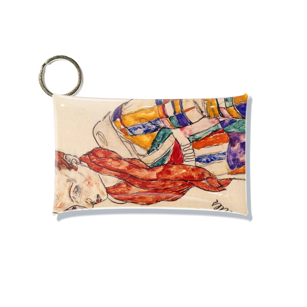 Art Baseのエゴン・シーレ / 1917 /Portrait of Marga Boerner / Egon Schiele Mini Clear Multipurpose Case