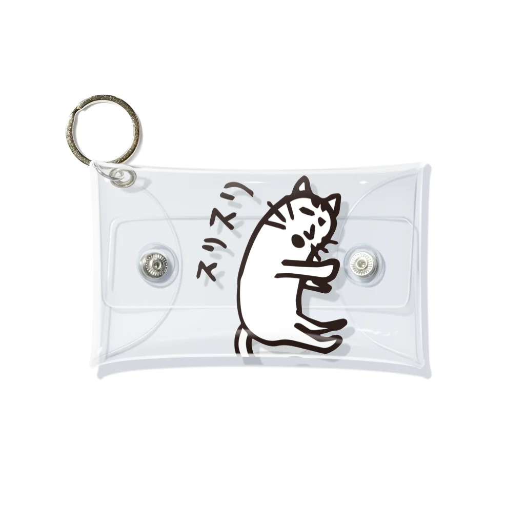 ABTMの路地から出てきたへんな猫 cat Mini Clear Multipurpose Case