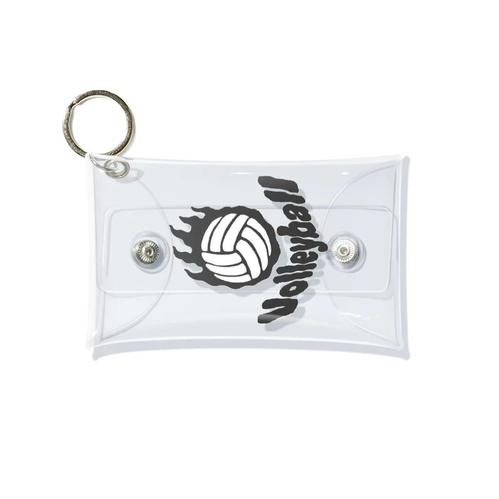 れなしやのFire volleyball🔥🏐・ボール一個バージョン Mini Clear Multipurpose Case