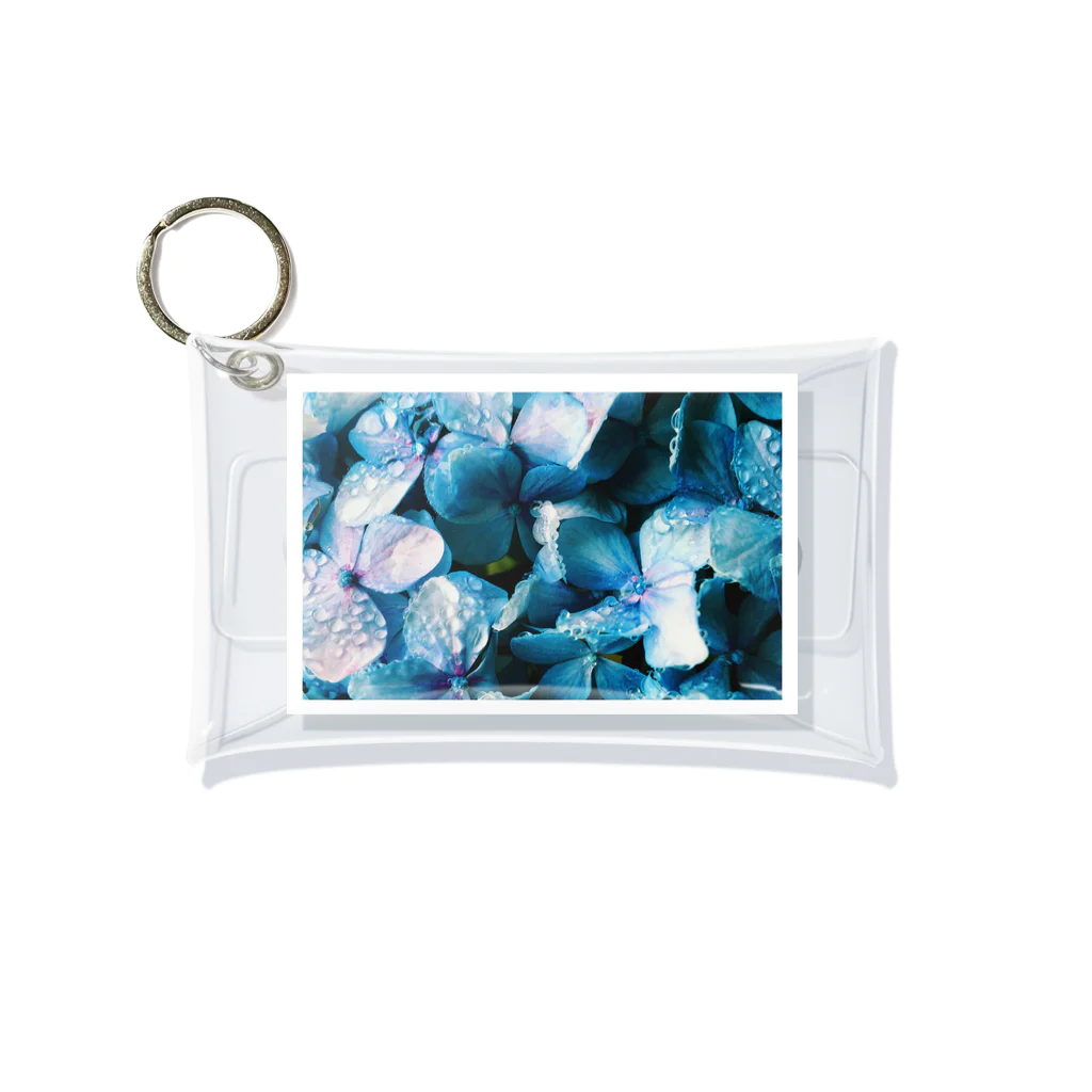 海市堂の紫陽花 Mini Clear Multipurpose Case