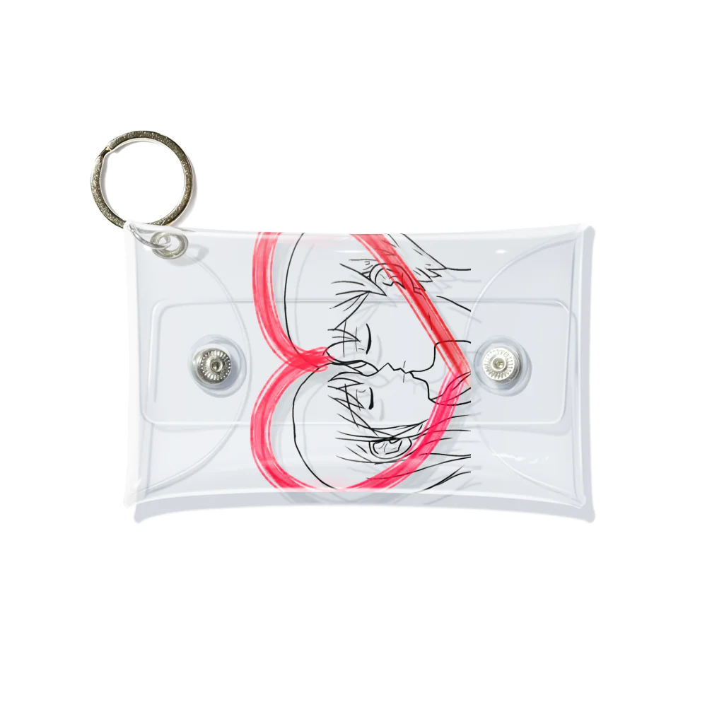 Lily bird（リリーバード）のKissing with heart♥ Mini Clear Multipurpose Case