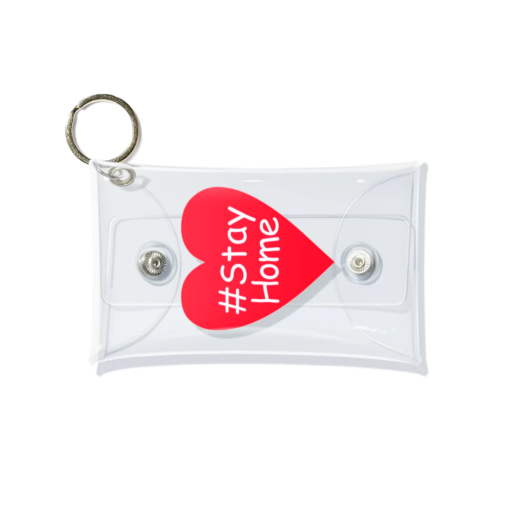 れなしやの#StayHome❤️heart Mini Clear Multipurpose Case