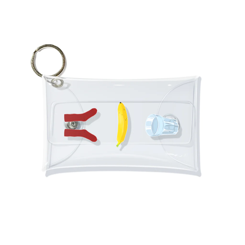 Inou chikako illustrationsの朝 Mini Clear Multipurpose Case