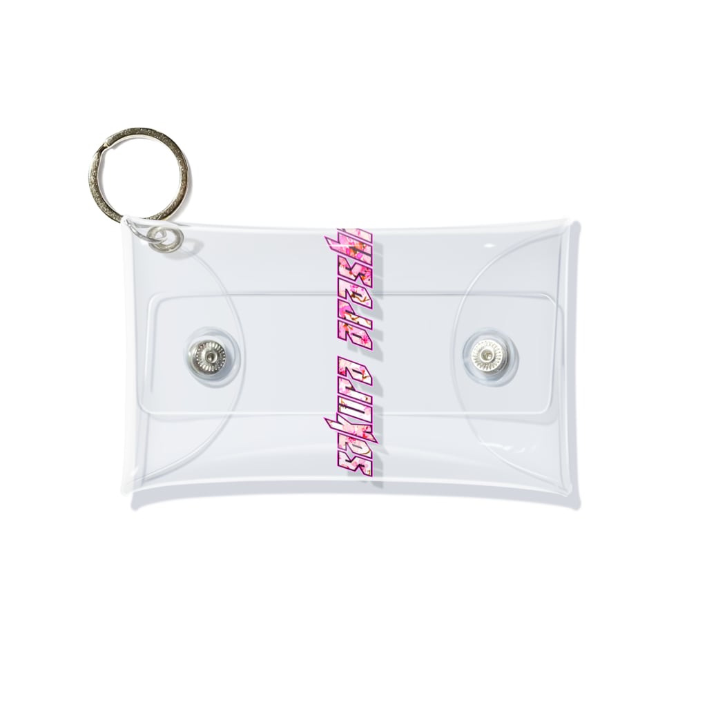 桜嵐の部屋の桜嵐グッズ（英字） Mini Clear Multipurpose Case