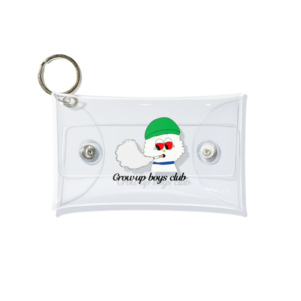 Grow up boys clubのsmokingboy Mini Clear Multipurpose Case